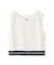 LOGO AND STRIPE TANK TOP