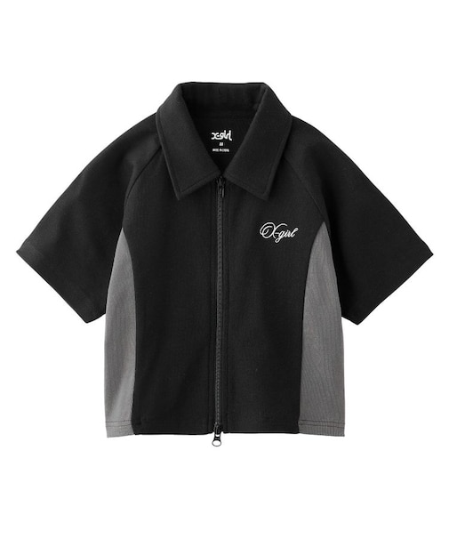 SCRIPT LOGO ZIP UP TOP