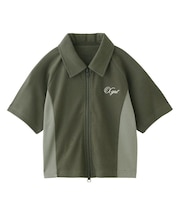 SCRIPT LOGO ZIP UP TOP