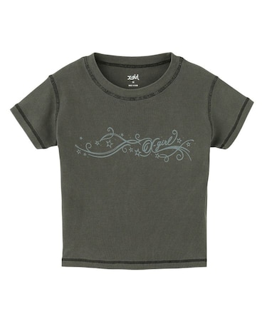ORNAMENT LINE LOGO S/S BABY TEE