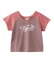 STRIPED RAGLAN BABY TEE