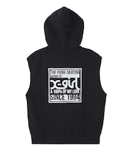 SIGNBOARD LOGO ZIP UP SWEAT VEST