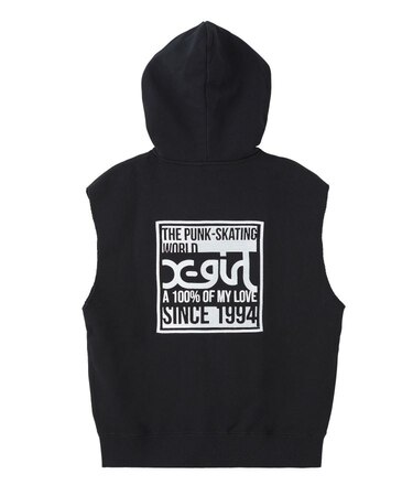 SIGNBOARD LOGO ZIP UP SWEAT VEST