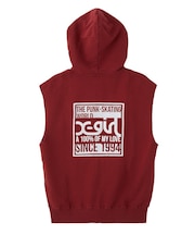 SIGNBOARD LOGO ZIP UP SWEAT VEST