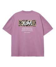 LEOPARD BOX LOGO S/S BIG TEE DRESS