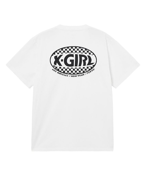 CHECKER OVAL LOGO POCKET S/S TEE