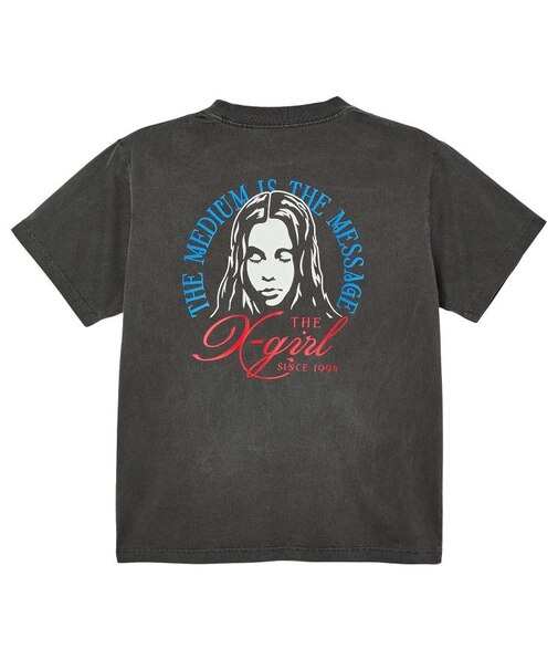 FADED TRI-COLOR FACE S/S TEE
