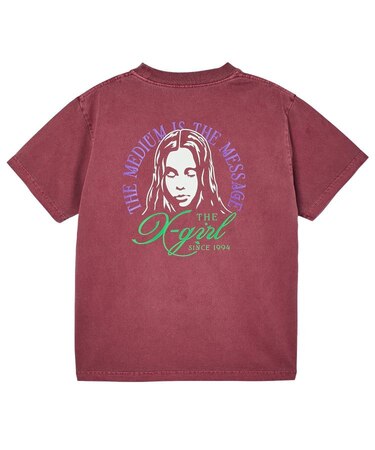 FADED TRI-COLOR FACE S/S TEE