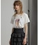 フラワーグラフィックTシャツ