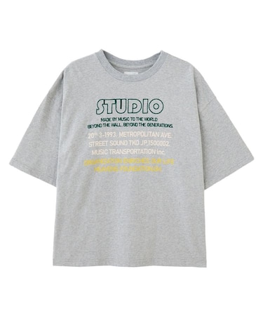 EMBROIDERY PRINT BIG TEE