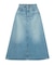 AUTHEN CIRCULAR DENIM MAXI SKIRT