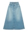 AUTHEN CIRCULAR DENIM MAXI SKIRT