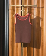 KNITTED RIB TANK TOP
