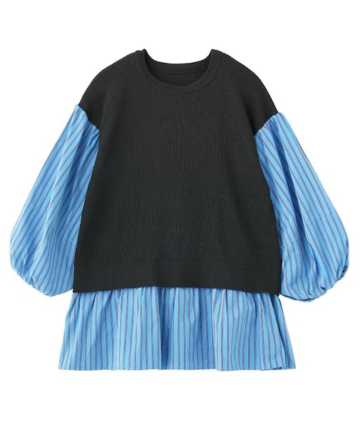 ＲＩＢ ＫＮＩＴ ＤＯＣＫＩＮＧ ＢＬＯＵＳＥ