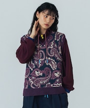 PAISLEY JAQUARD KNIT VEST