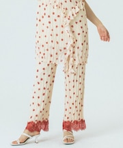 FLOWER PRINT PANTS