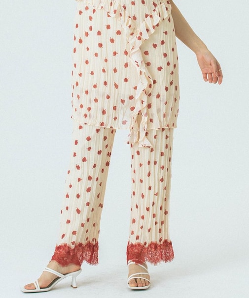 FLOWER PRINT PANTS