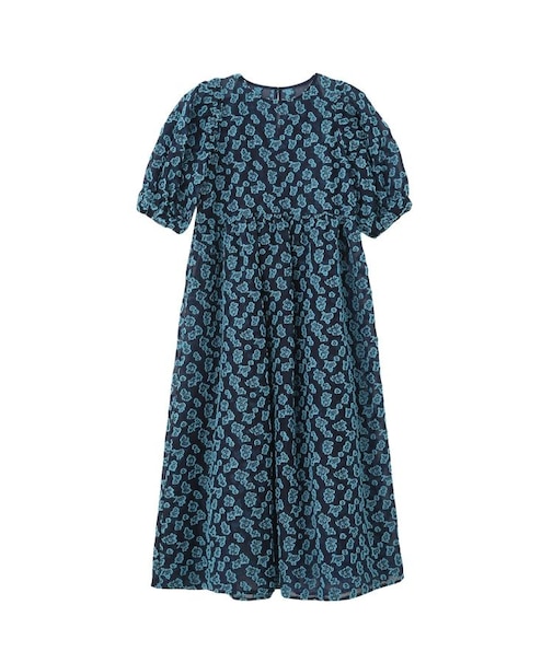 FLOWER JACQUARD DRESS
