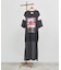 LAME LINE SHOULDER LAYARD DRESS