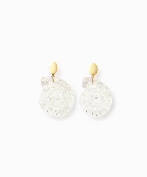 NINFA アンモナイトスタッドピアス