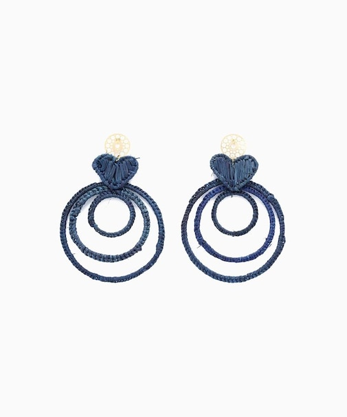JALDIN DEL CIELO ハートモチーフ×フープピアス