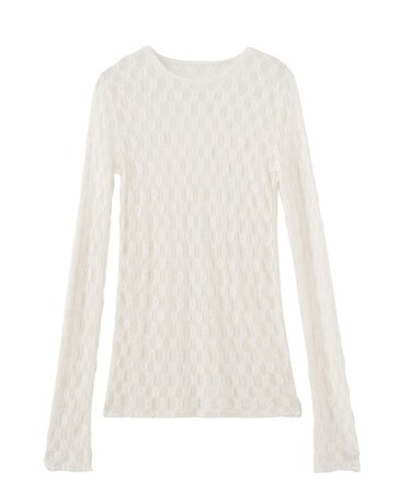STRETCH LACE TOP