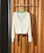 KNITTED RIB CARDIGAN
