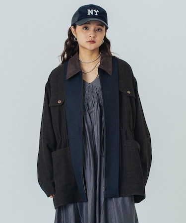 HERRINGBONE HUNTING JACKET
