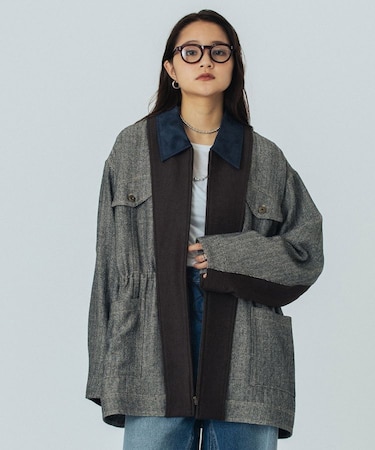 HERRINGBONE HUNTING JACKET