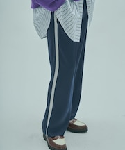 SATIN TUCK PANTS
