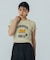 SHIRRING LOGO S/S TEE