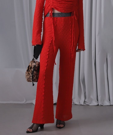 Flower lace pants