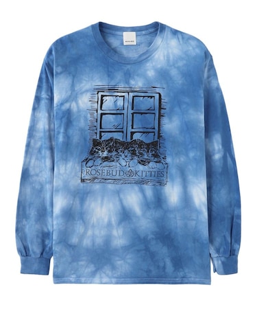 TYE DYE CAT T SHIRT