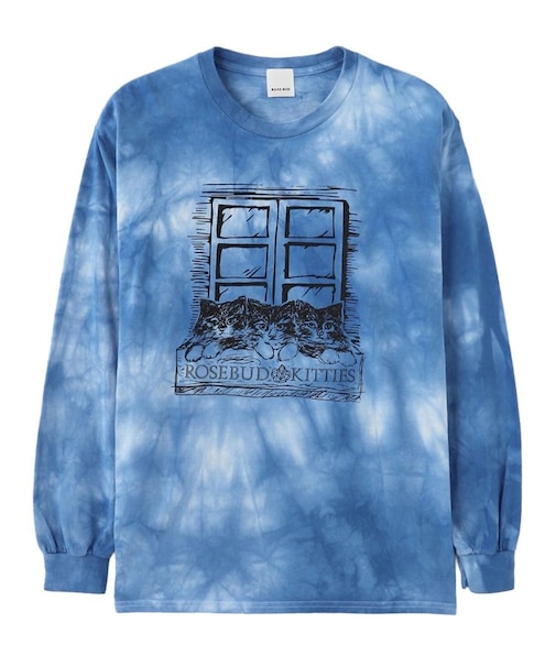 TYE DYE CAT T SHIRT