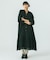 COTTON DOBBY STRIPE LONG DRESS