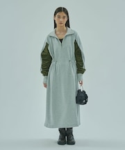 FABRIC COMBINATION DRESS
