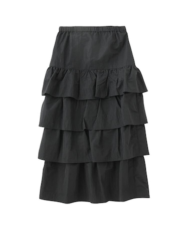 NYLON FRILL SKIRT