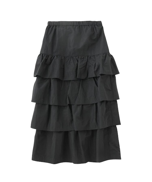 NYLON FRILL SKIRT