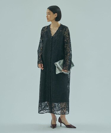 LACE GOWN DRESS