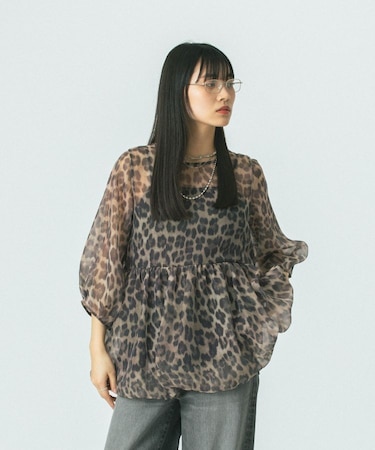 SHEER LAYERED BLOUSE