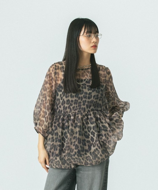 SHEER LAYERED BLOUSE