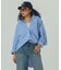 BACK OPEN STRIPE SHIRTS