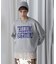 FROCKY PRINT DOCKING HEM SWEAT