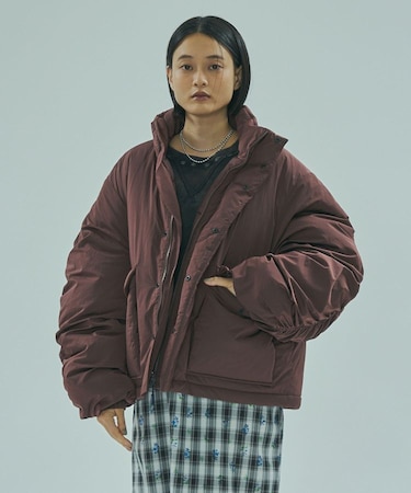 STAND COLLAR PADDED JACKET