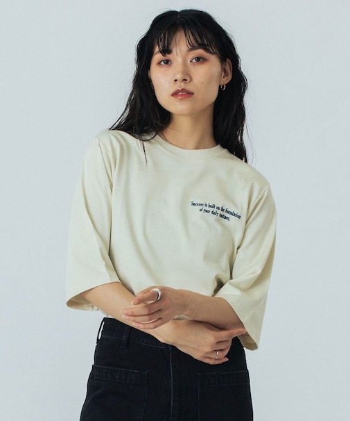 EMBROIDERY H/S TEE