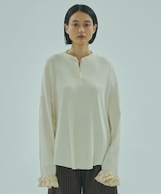 RIB HENRY NECK PULLOVER