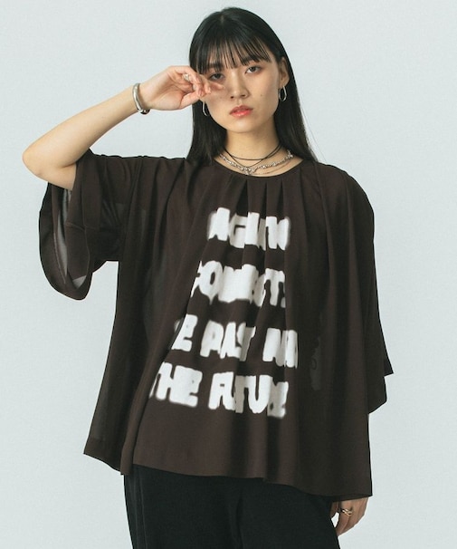 SPRAY PRINT LIKE BLOUSE