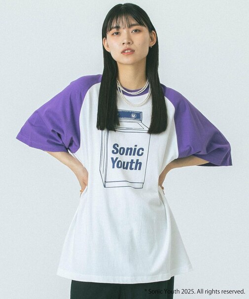 SONIC YOUTH RAGLAN TEE