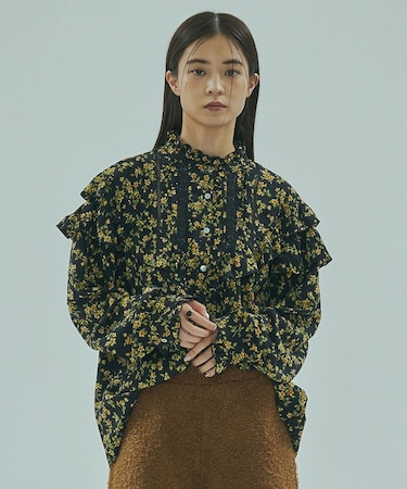 FLOWER PRINT BLOUSE