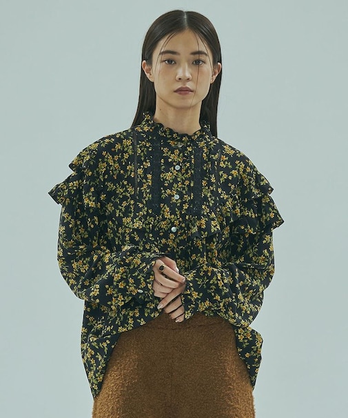 FLOWER PRINT BLOUSE